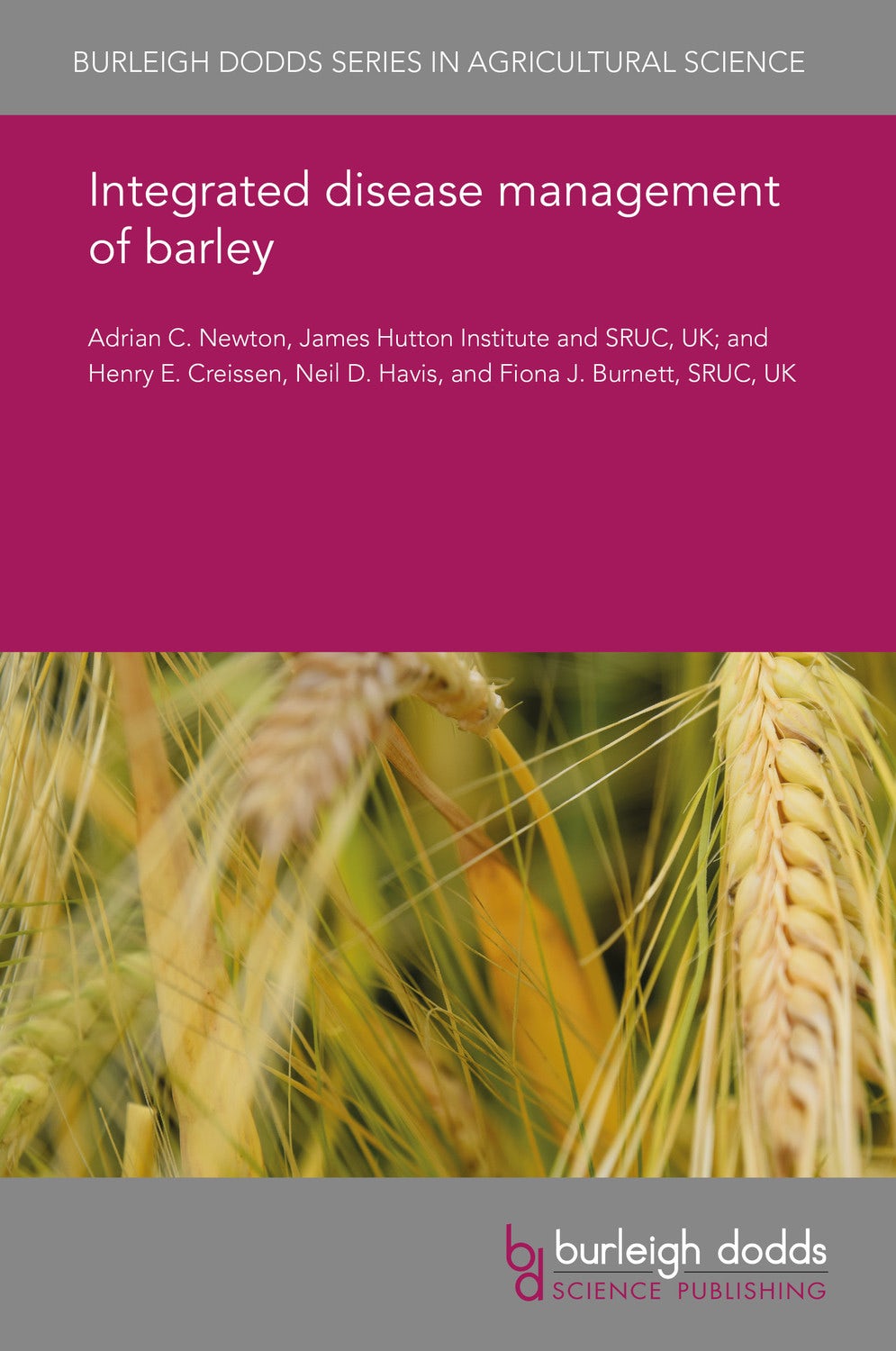 Book cover image for Integrated disease management of barley ISBN: 9781786766144